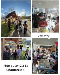 Fête fin année pour terres neuves à la chaufferie